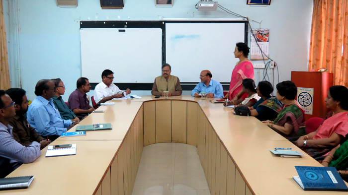 Interaction meeting of Northeastern Indian students with the vice chancellor of Utkal University